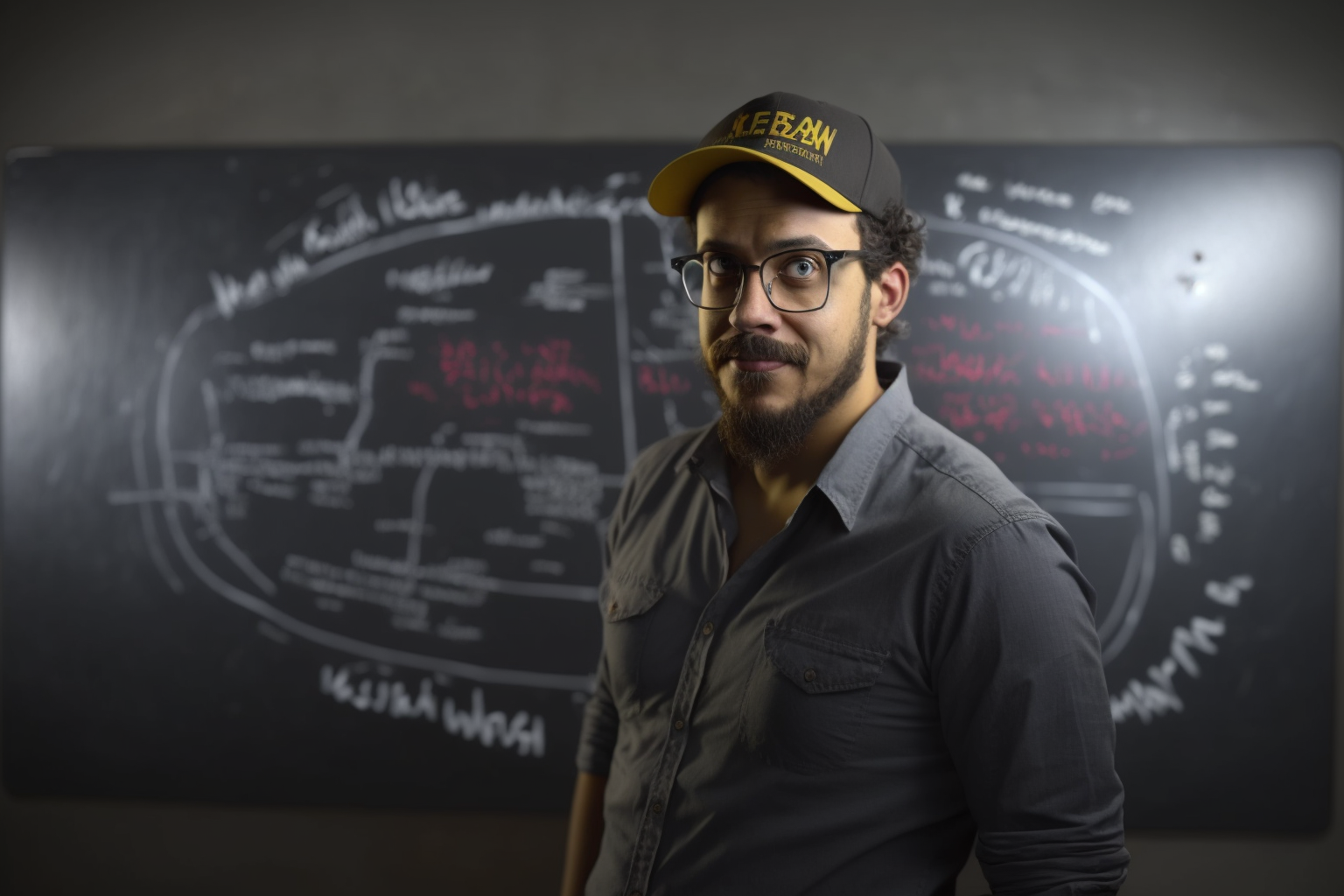 A copywriter standing in front of a scribble of formulas – teemuno blog